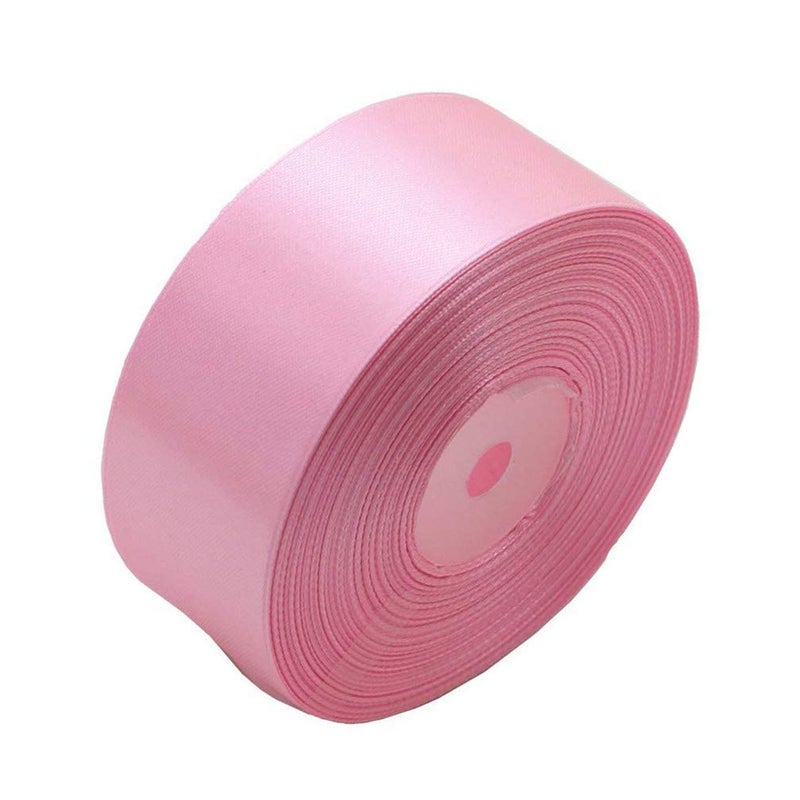 SWTOOL 1.5" Single Face Satin Ribbon 50 Yards Roll for Gift Wrap Sewing Projects Crafting Projects DIY Bow Wedding Decoration (Pink) - Image 1
